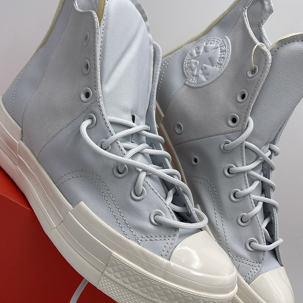 Converse WMNS CHUCK 70 PLUS HI MOONBATHE/EGRET/MOONBATHE A05259C Platforms Snkrs - Picture 6 of 16